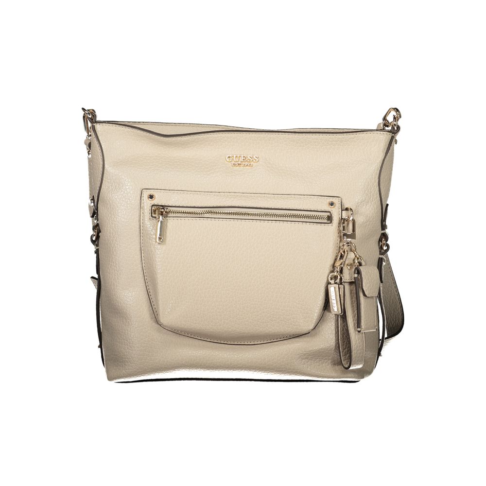 Guess Jeans Marsha Beige Handbag for Women
