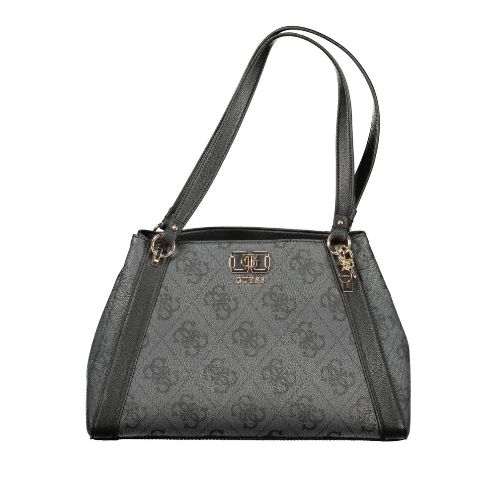 Guess Jeans Karnilla Logo Handbag - Nero