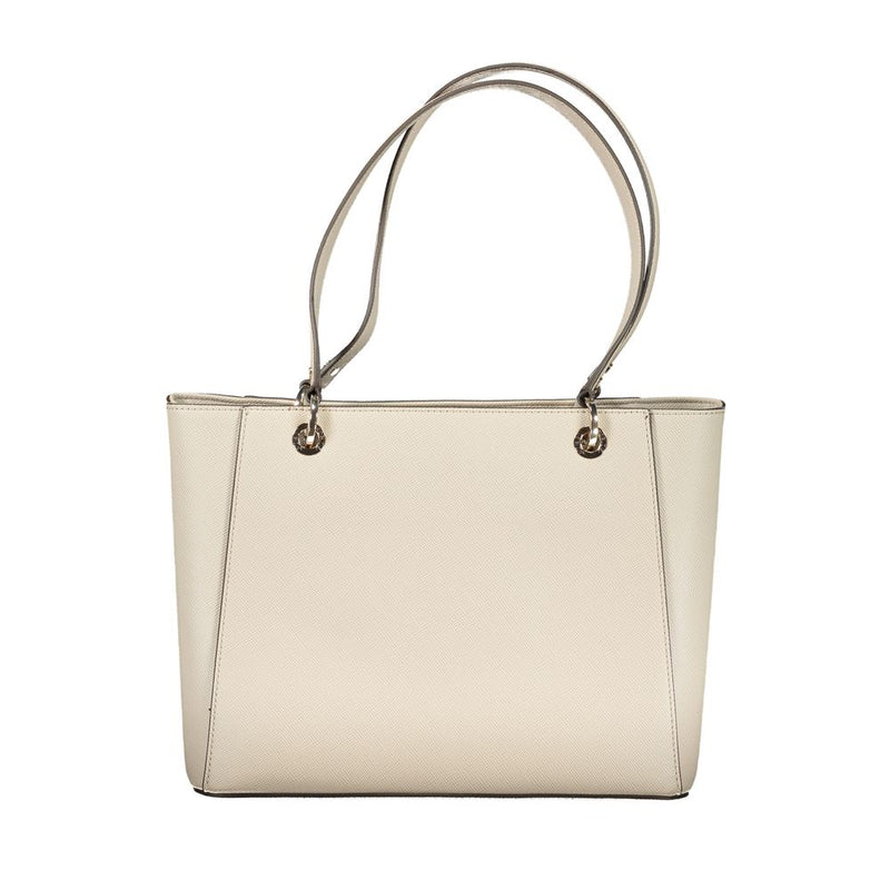 Guess Jeans Noelle II Beige Handbag for Women