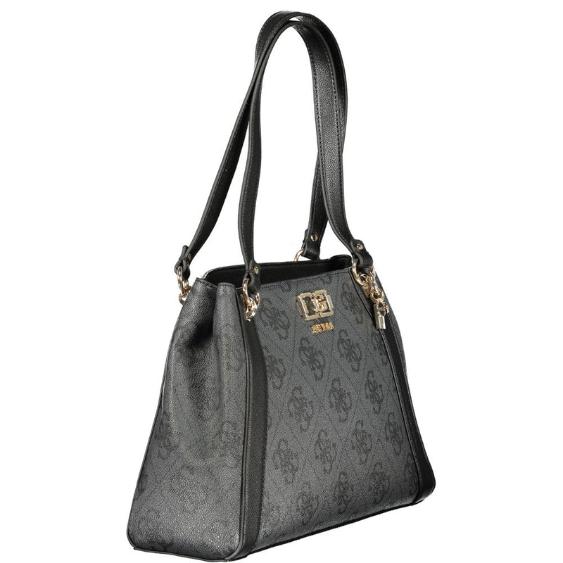 Guess Jeans Karnilla Logo Handbag - Nero