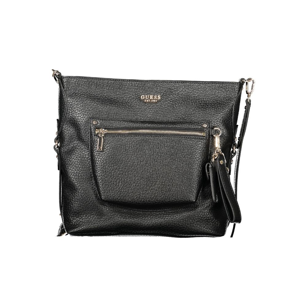 Guess Jeans Marsha Black Polyurethane Women's Handbag