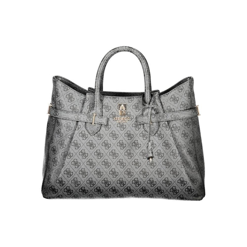Guess Jeans Yesba Black Polyurethane Handbag for Women