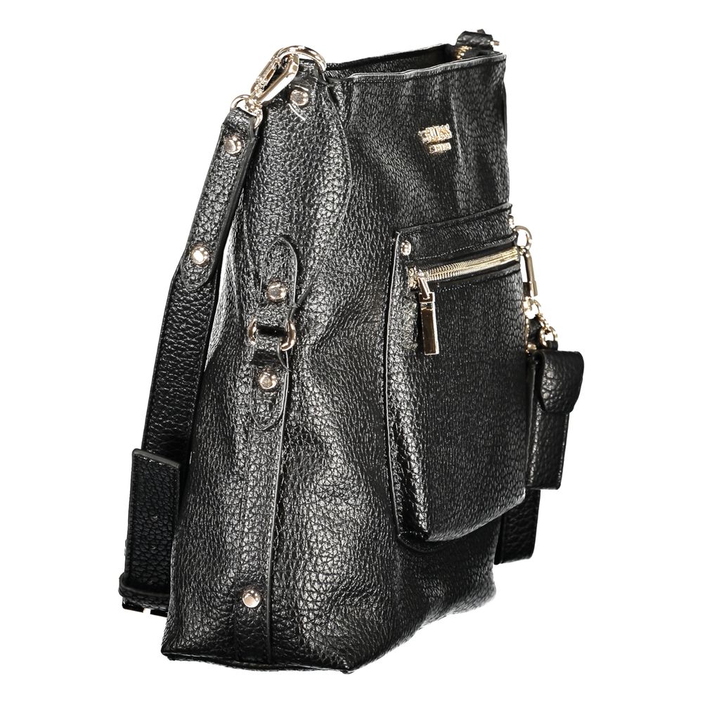Guess Jeans Marsha Black Polyurethane Women's Handbag
