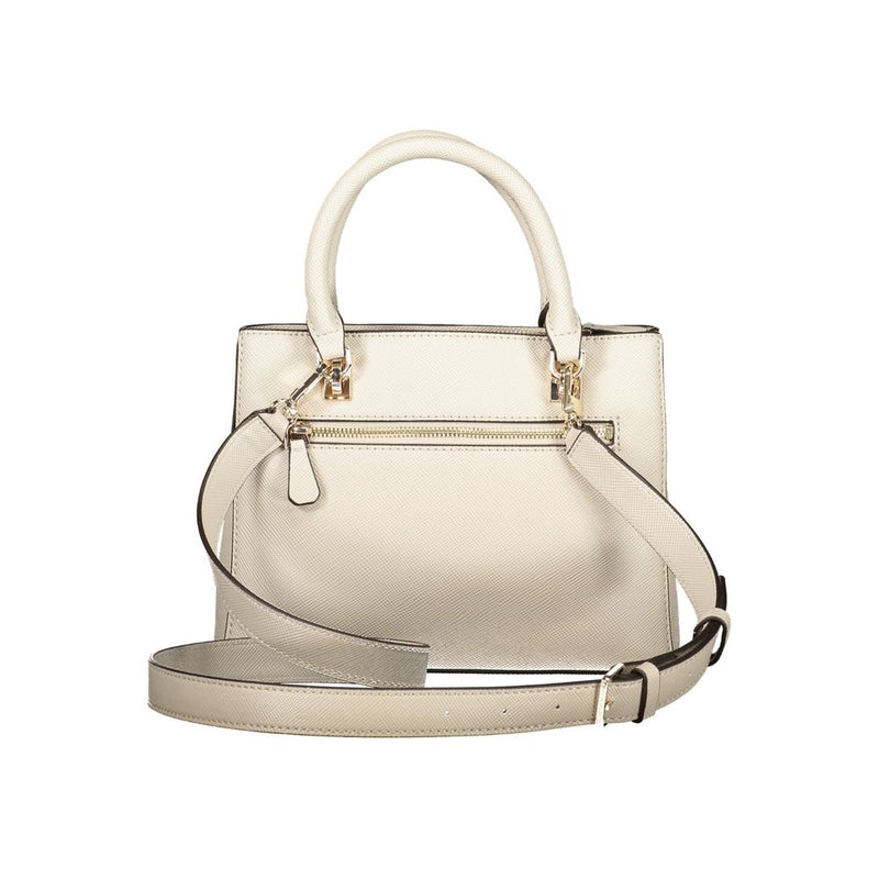 Guess Jeans Noelle II Beige Handbag for Women