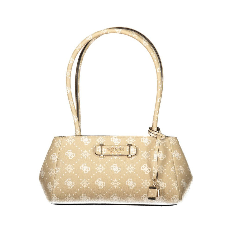 Guess Jeans Carrie Logo Bag - Stylish Beige Handbag for Women