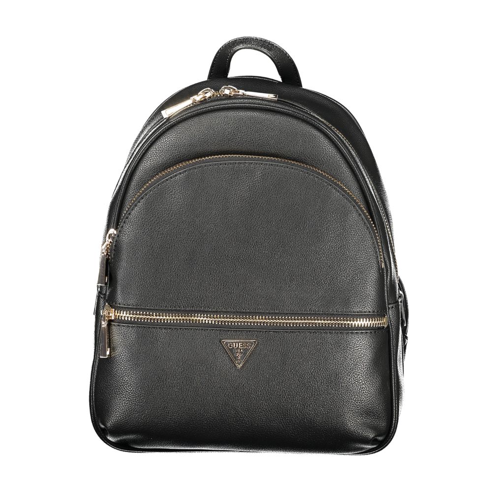 Sac à dos femme Guess Jeans noir en polyuréthane