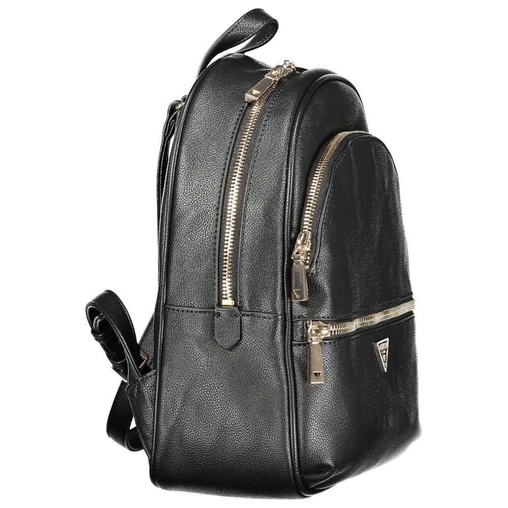 Sac à dos femme Guess Jeans noir en polyuréthane