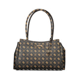 Guess Jeans Carrie Logo Bag - Élégant Sac à Main Marron