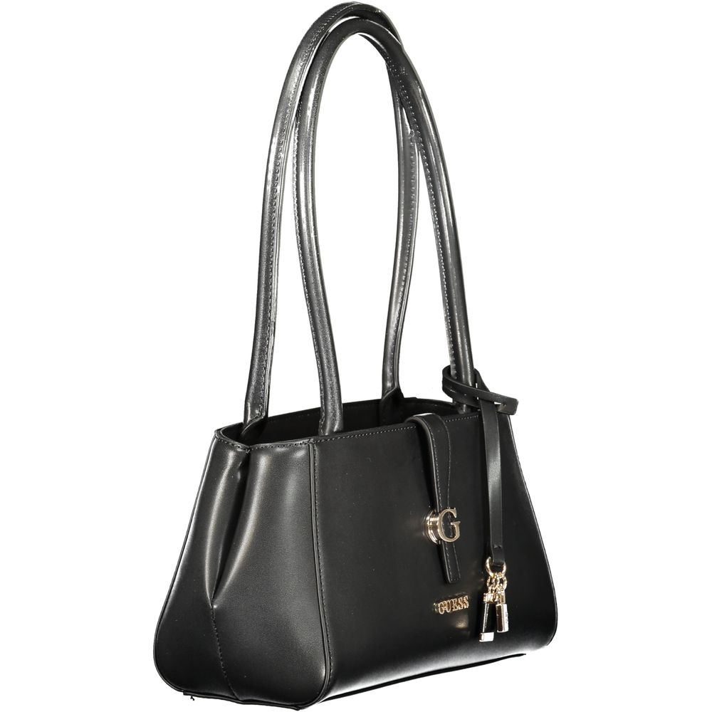 Guess Jeans Carrie Nero Shoulder Bag - Élégance et Praticité