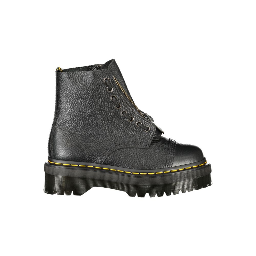 Dr. Martens Sinclair Milled Nappa Black Leather Ankle Boots