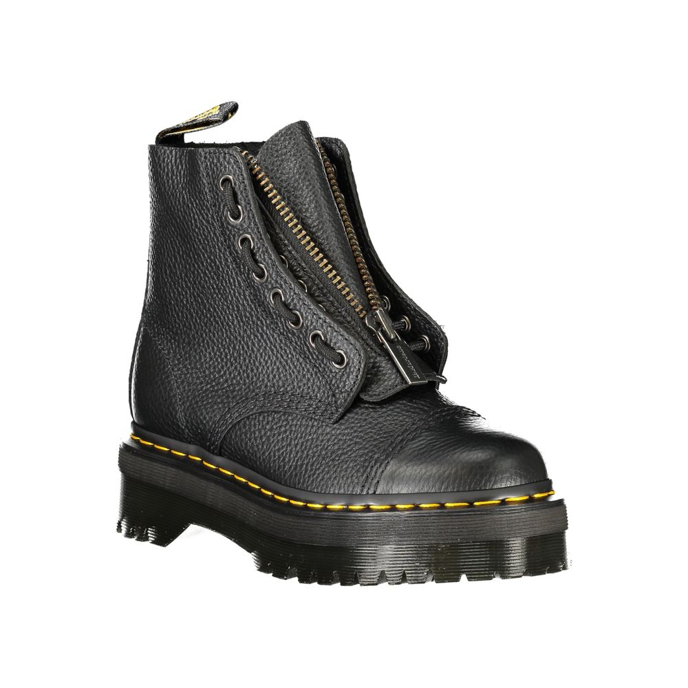 Dr. Martens Sinclair Milled Nappa Black Leather Ankle Boots