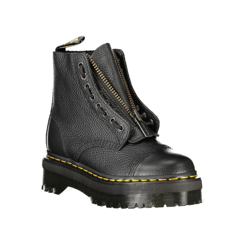Dr. Martens Sinclair Milled Nappa Black Leather Ankle Boots