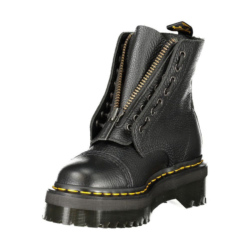 Dr. Martens Sinclair Milled Nappa Black Leather Ankle Boots