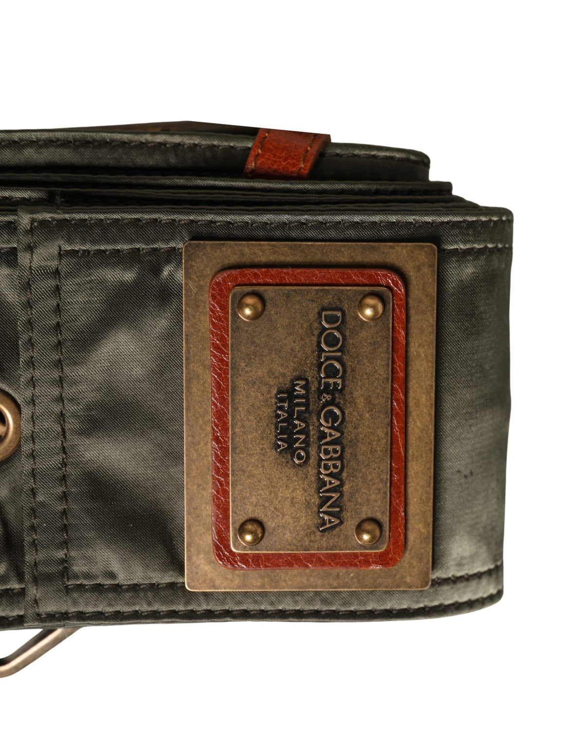 Ceinture Dolce &amp; Gabbana pour homme, en cuir noir large, avec boucle métallique DG