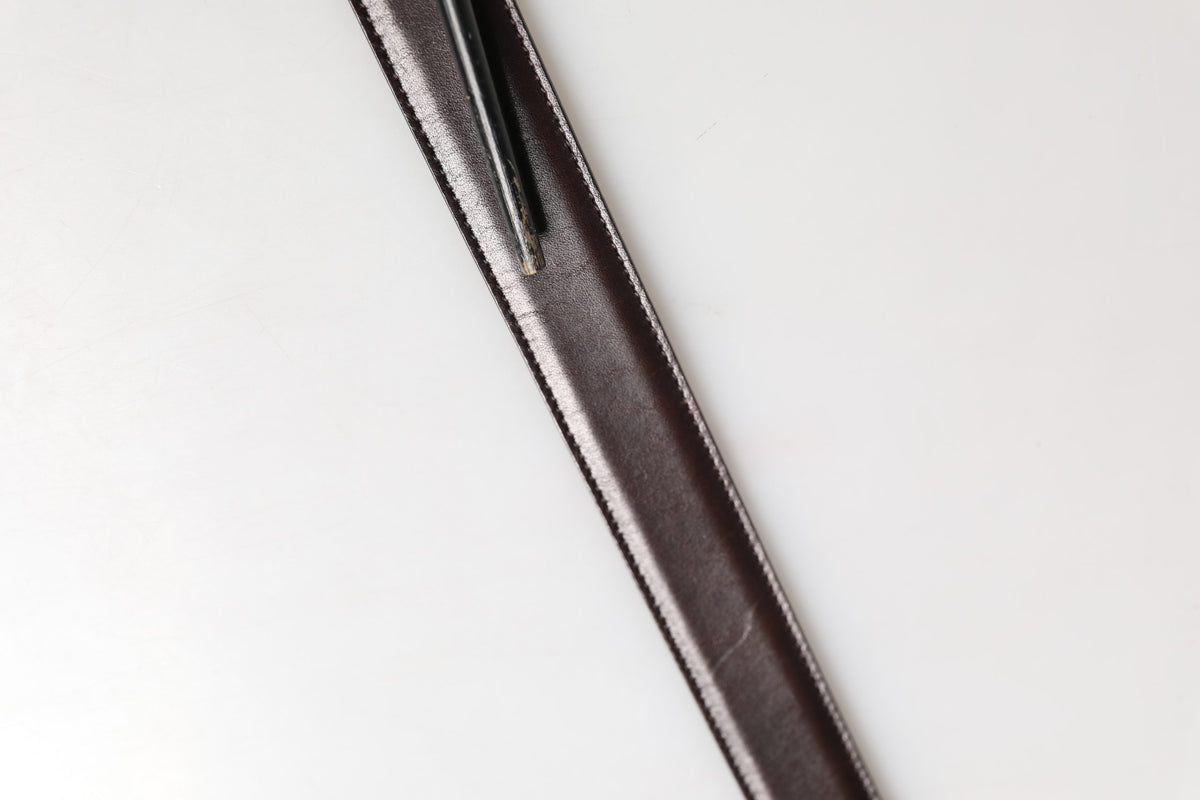 Ceinture Dolce &amp; Gabbana pour homme, en cuir marron classique avec boucle en métal