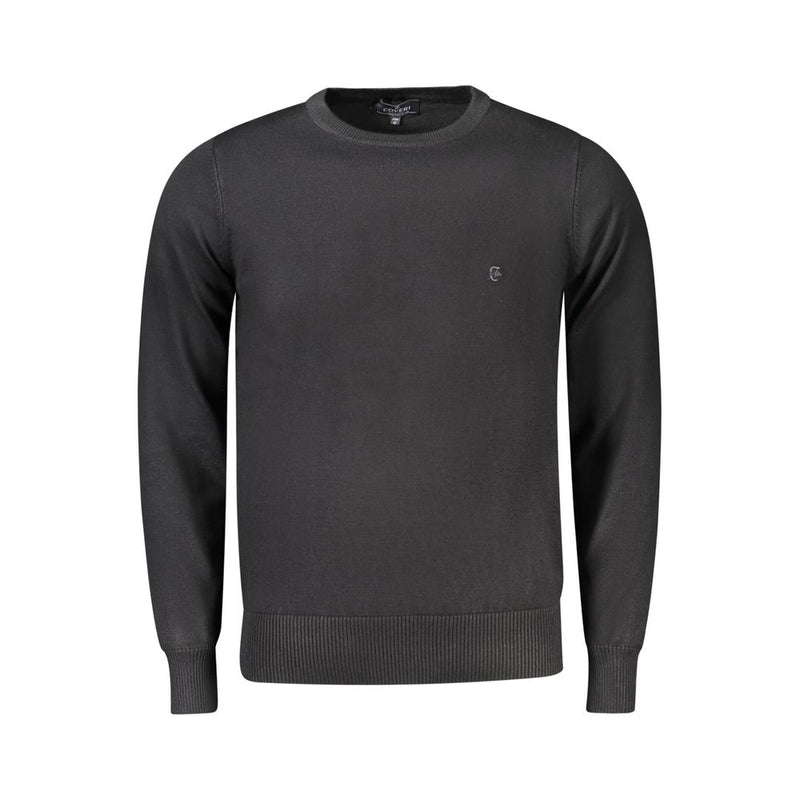 Coveri Moving Black Viscosa Men's Sweater