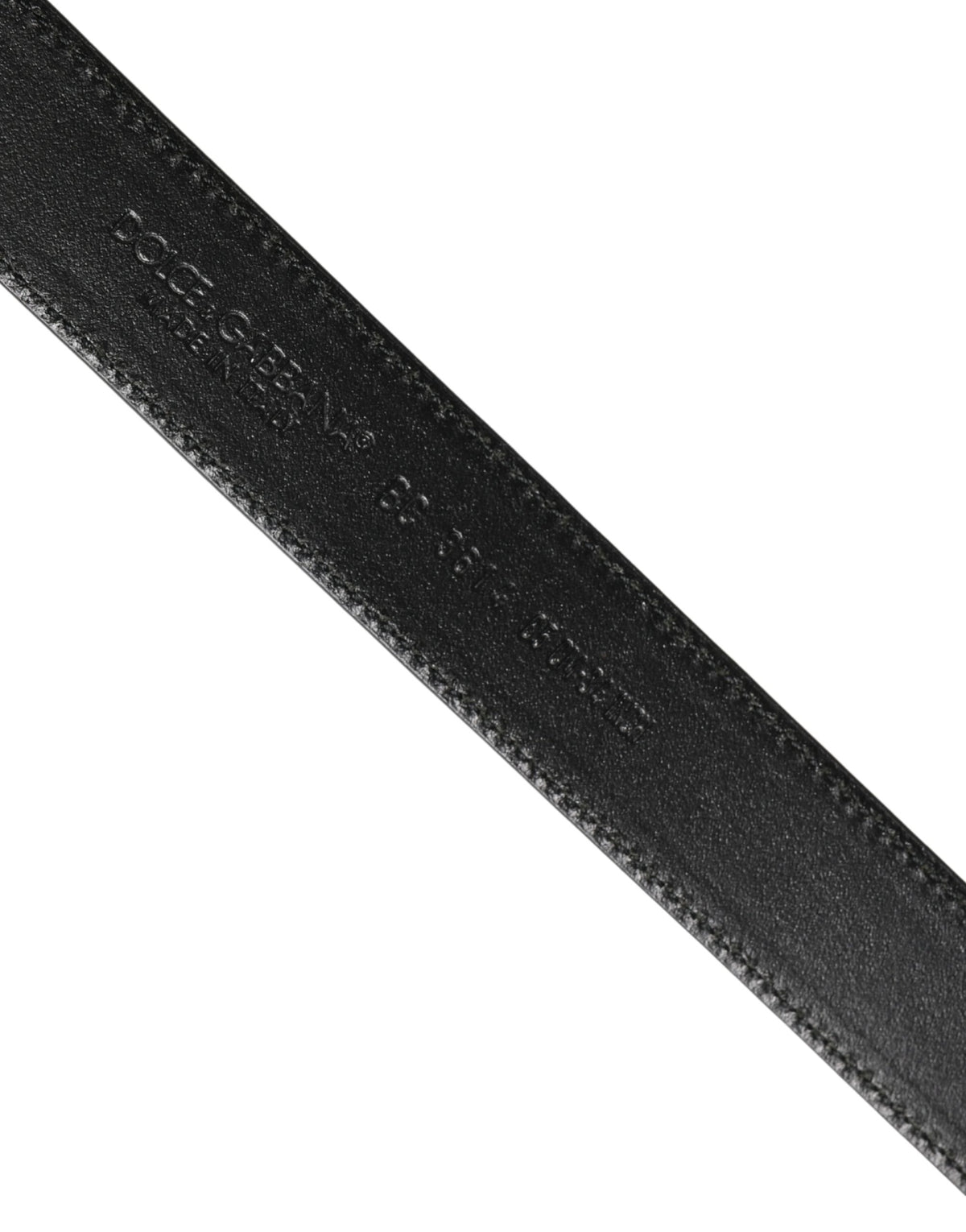 Ceinture Dolce &amp; Gabbana pour homme, en cuir marron classique avec boucle en métal