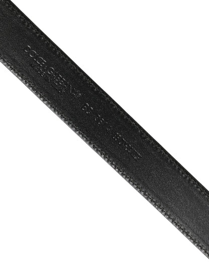 Ceinture Dolce &amp; Gabbana pour homme, en cuir marron classique avec boucle en métal
