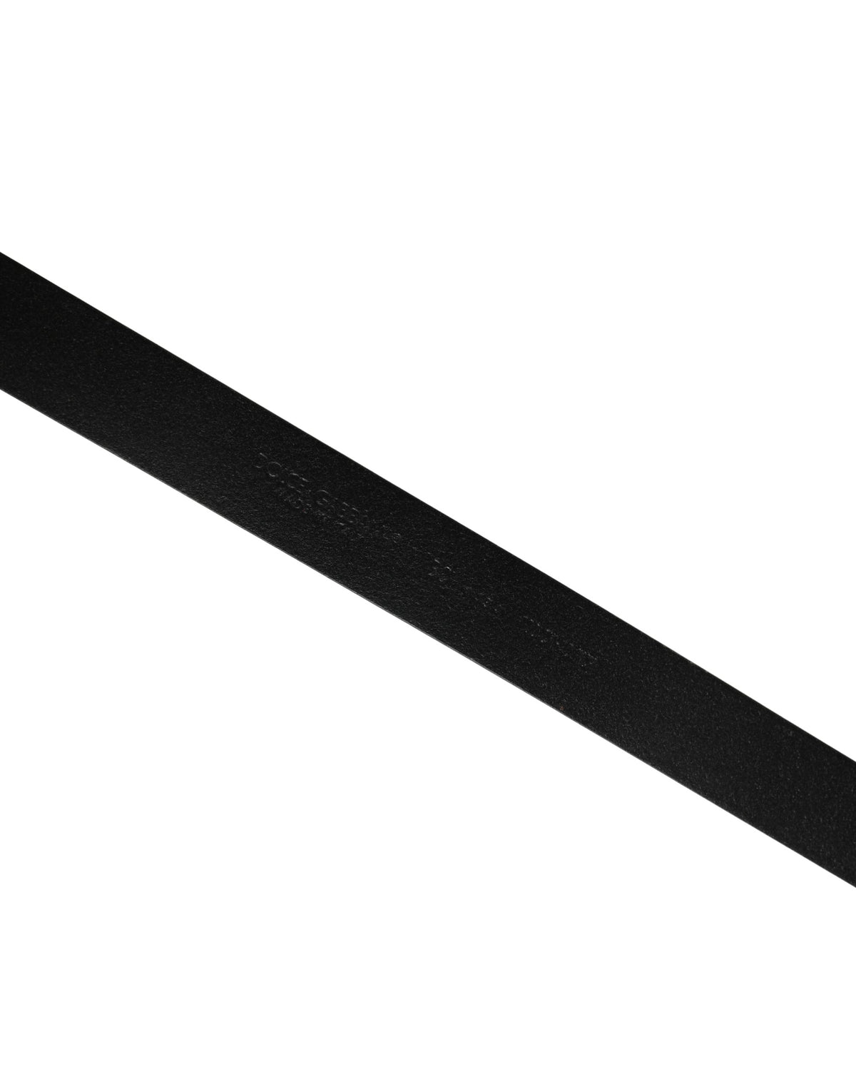 Ceinture Dolce &amp; Gabbana pour homme, en cuir noir classique avec boucle en métal