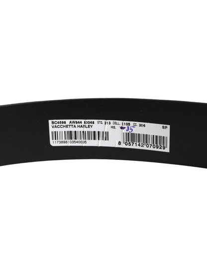 Ceinture Dolce &amp; Gabbana pour homme, en cuir marron classique avec boucle en métal