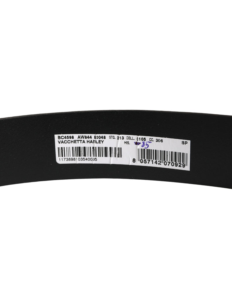 Ceinture Dolce &amp; Gabbana pour homme, en cuir marron classique avec boucle en métal