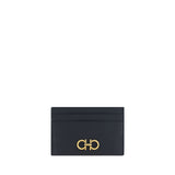 Ferragamo Black Calf Leather Bos Taurus Wallet - Elegance & Functionality