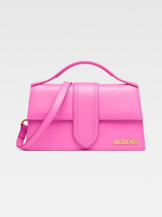 Jacquemus Le Grand Bambino Neon Pink Handbag