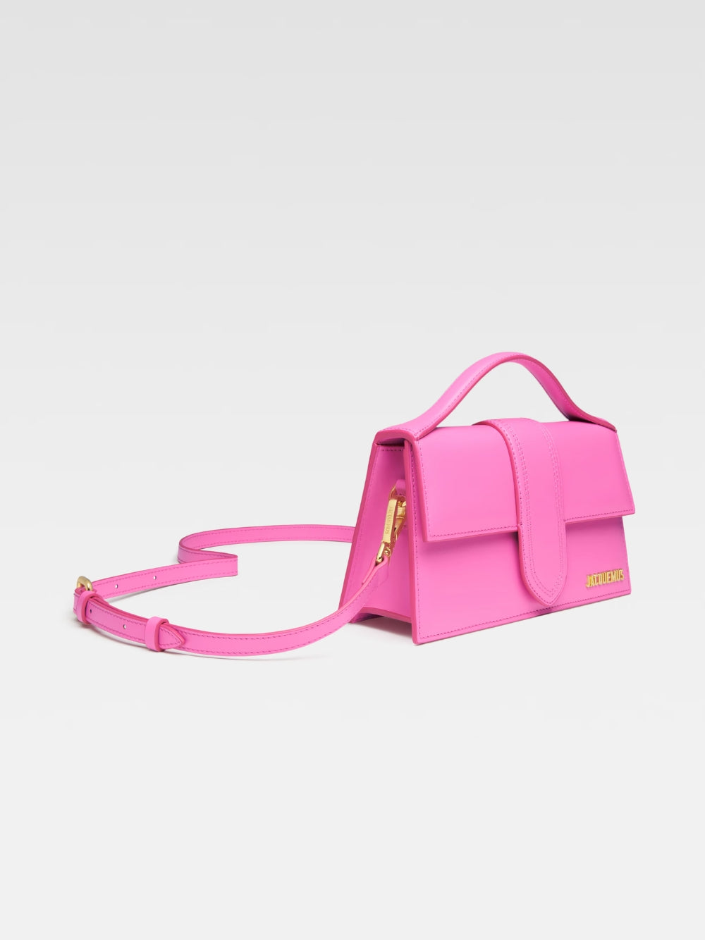 Jacquemus Le Grand Bambino Handbag - Neon Pink