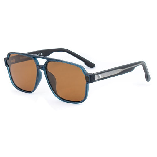 Bobroff BFG0005-C3P Blue Acetate Sunglasses for Men