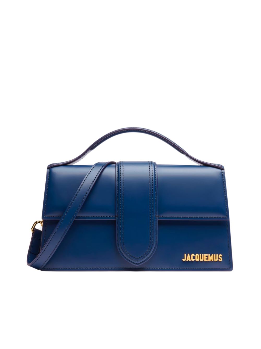Jacquemus Le Grand Bambino Dark Navy Leather Handbag