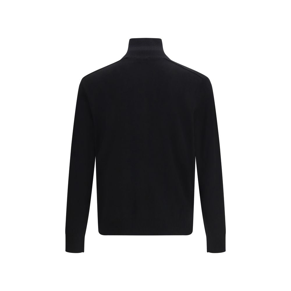 Sweat-shirt en laine noire Burberry