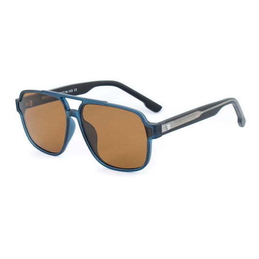 Bobroff BFG0005-C2 Blue Acetate Sunglasses for Men