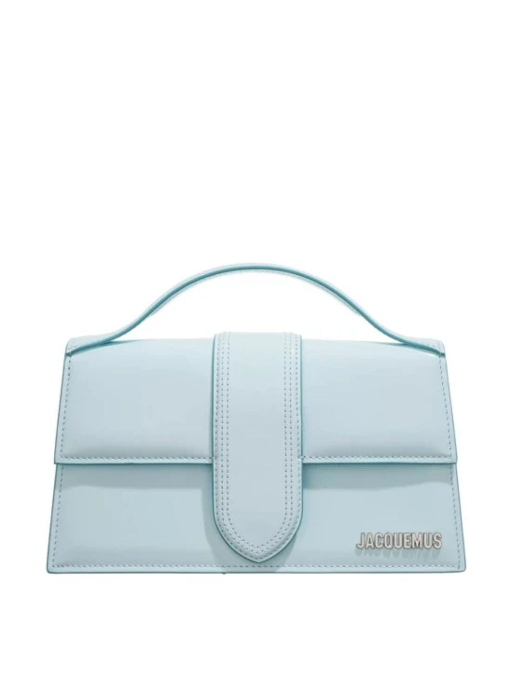 Jacquemus Le Grand Bambino Sac à main en cuir bleu pâle