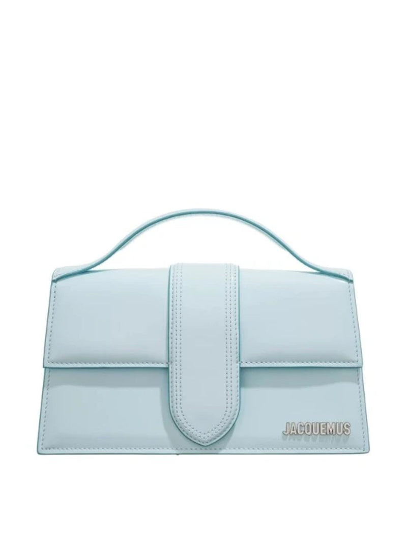 Jacquemus Le Grand Bambino Sac à main en cuir bleu pâle