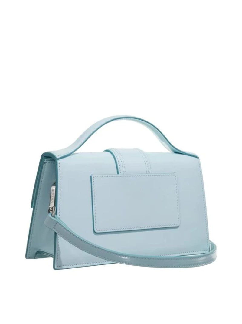 Jacquemus Le Grand Bambino Sac à main en cuir bleu pâle