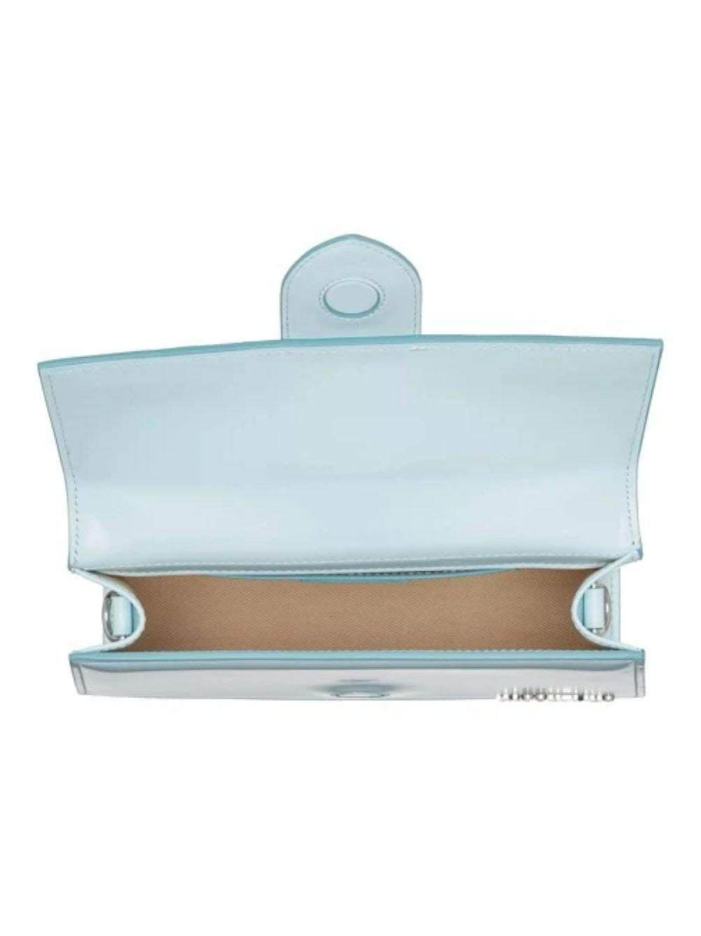 Jacquemus Le Grand Bambino Sac à main en cuir bleu pâle