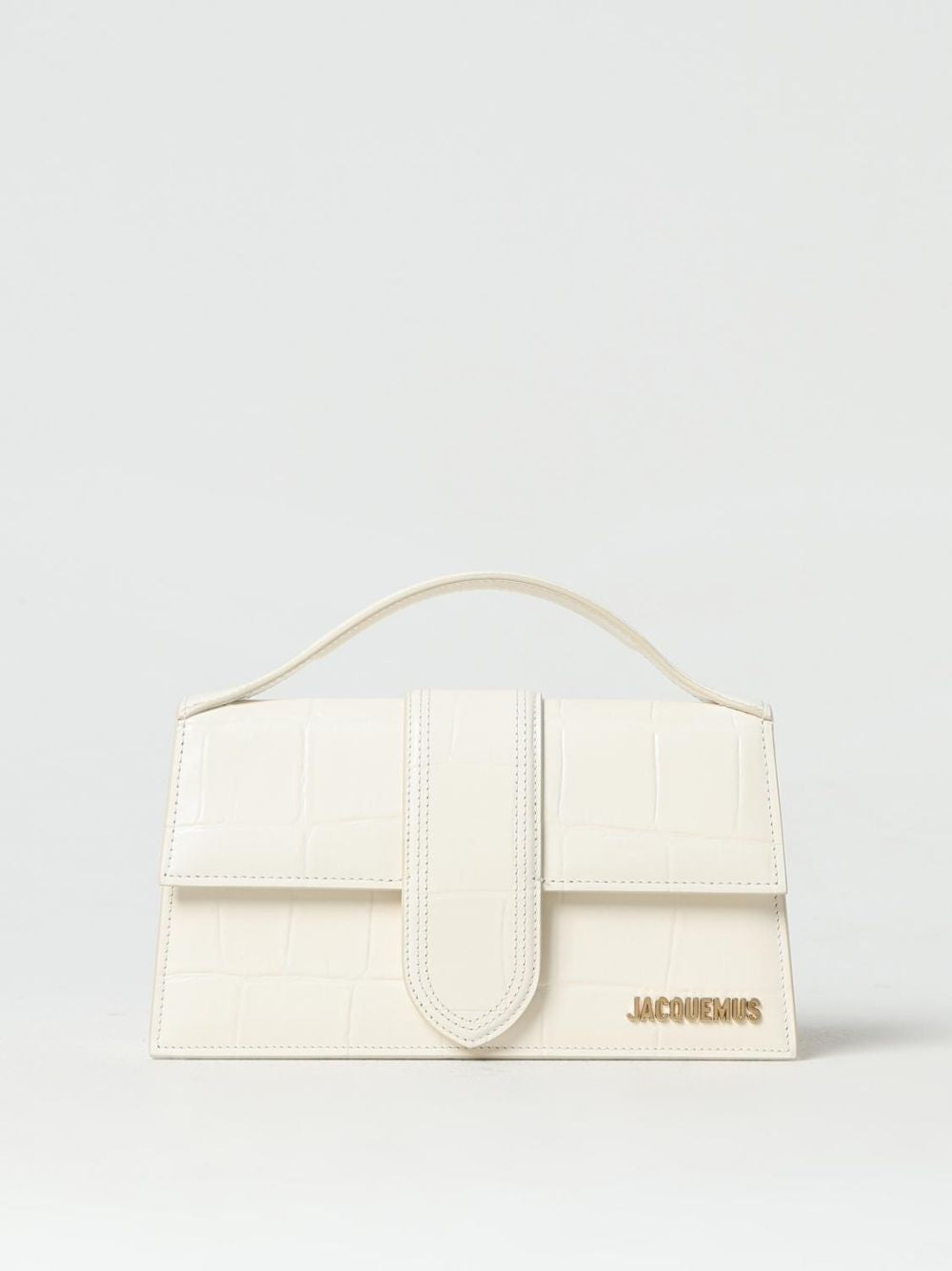 Jacquemus Ivory Cocco Le Grand Bambino Handbag - Élégance et Praticité