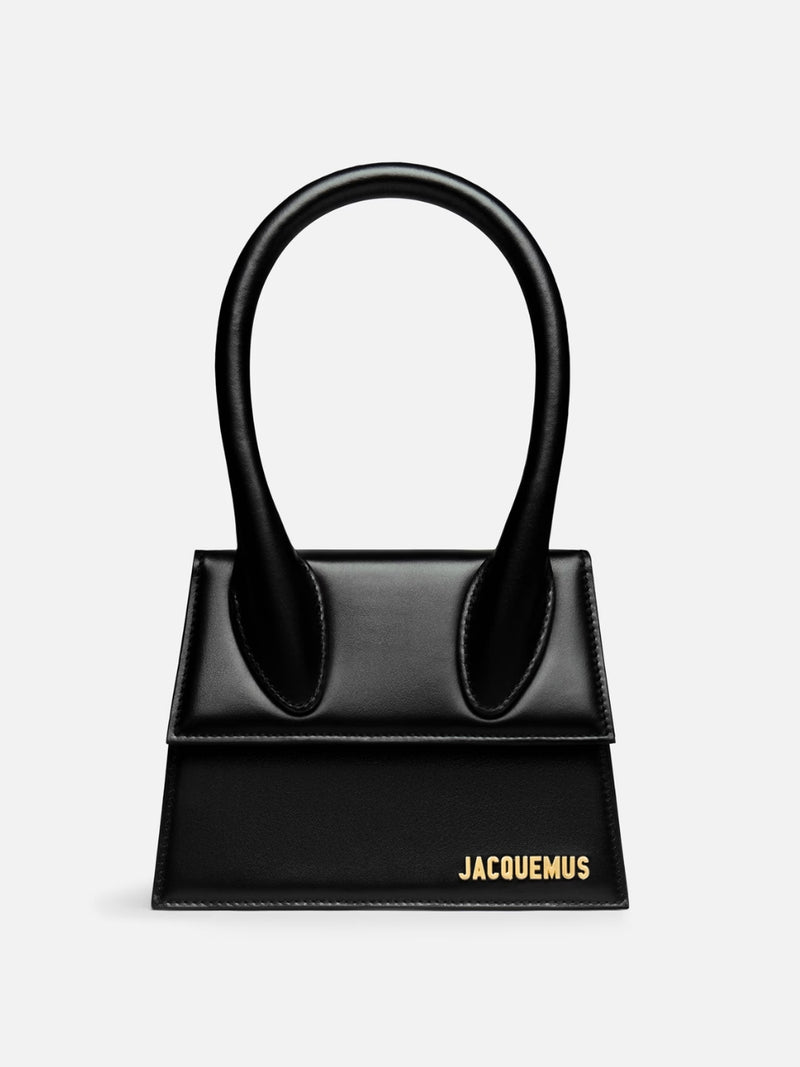 Jacquemus Le Chiquito Moyen Bag en Cuir Noir