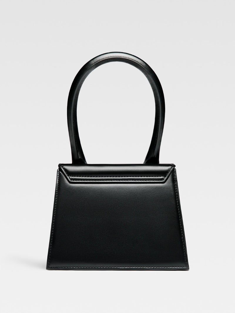 Jacquemus Le Chiquito Moyen Bag en Cuir Noir