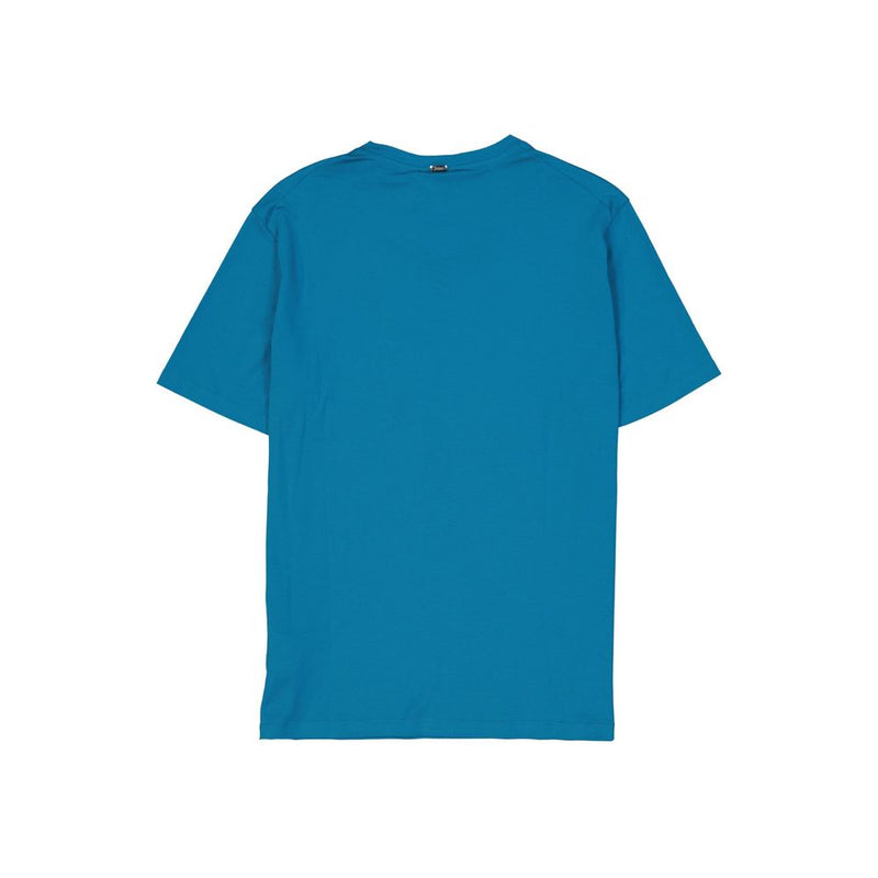 Herno blauw katoenen T-shirt