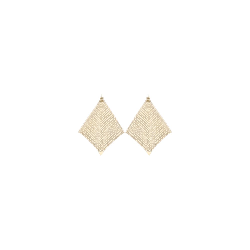 Boucles d'oreilles Rabanne en laiton doré