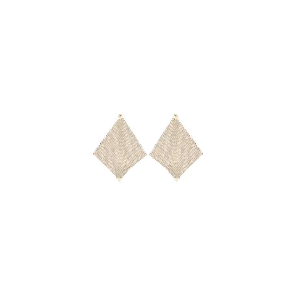 Boucles d'oreilles Rabanne en laiton doré