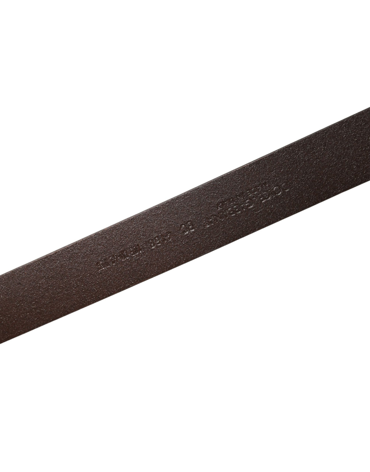Ceinture Dolce &amp; Gabbana pour homme, en cuir marron classique avec boucle logo.
