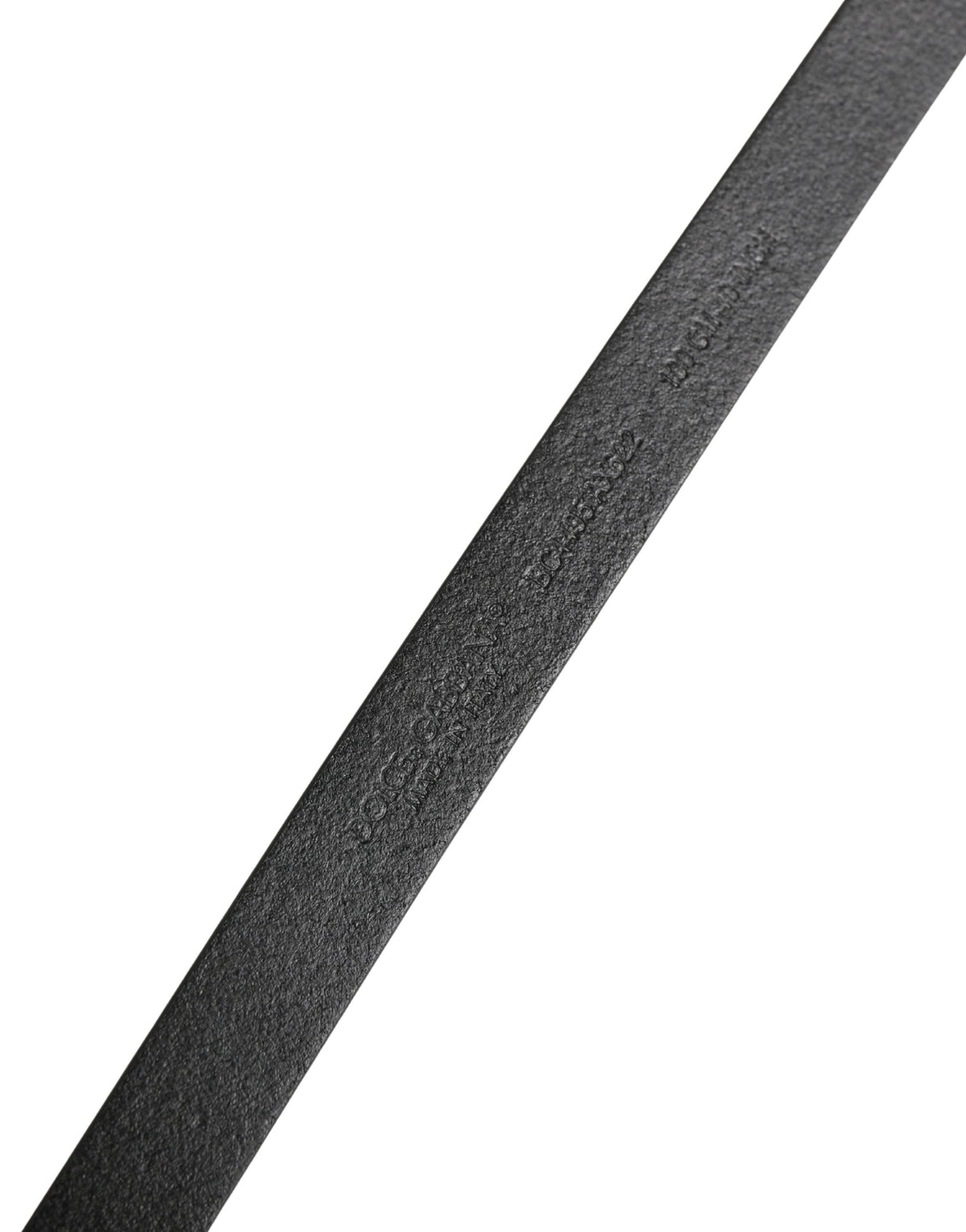 Ceinture Dolce &amp; Gabbana pour homme en cuir noir avec boucle classique en métal