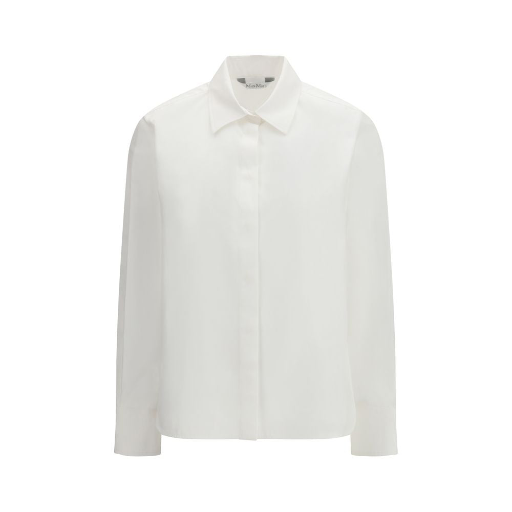 Max Mara Maroso White Cotton Shirt for Women
