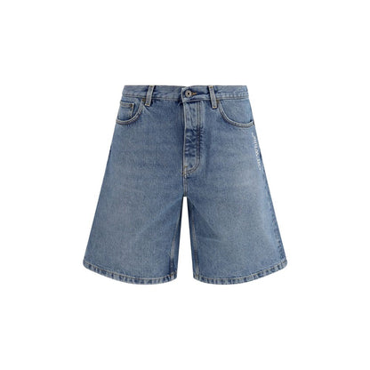 Off-White Blauwe Denim Shorts