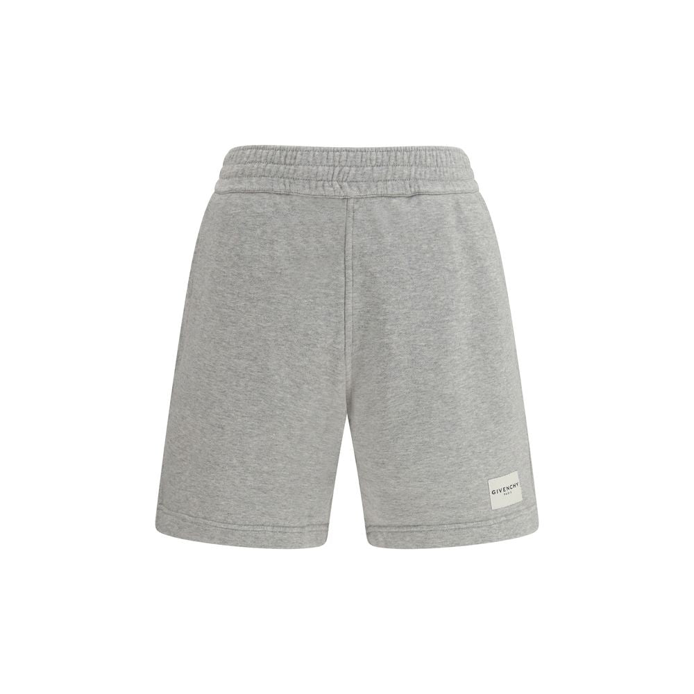 Givenchy Gray Cotton Bermuda Shorts for Men