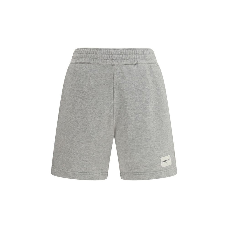 Givenchy Gray Cotton Bermuda Shorts for Men