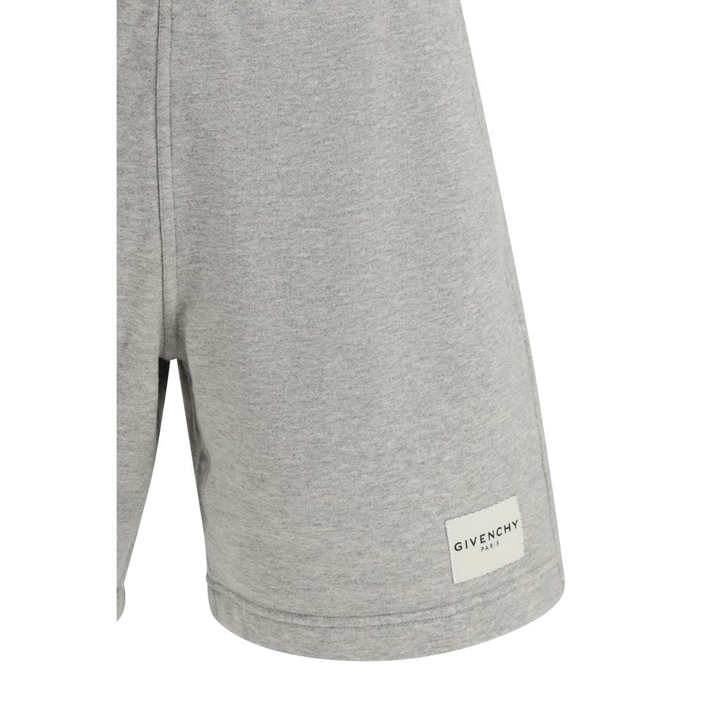 Givenchy Gray Cotton Bermuda Shorts for Men