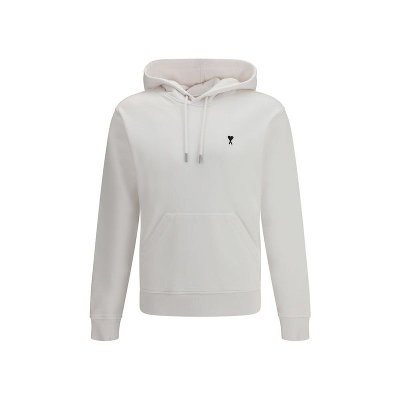 Ami Paris White Cotton Sweatshirt - Ami de Coeur